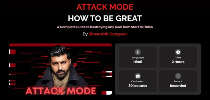 Attack Mode Course Free By Shwetabh Gangwar Download Now